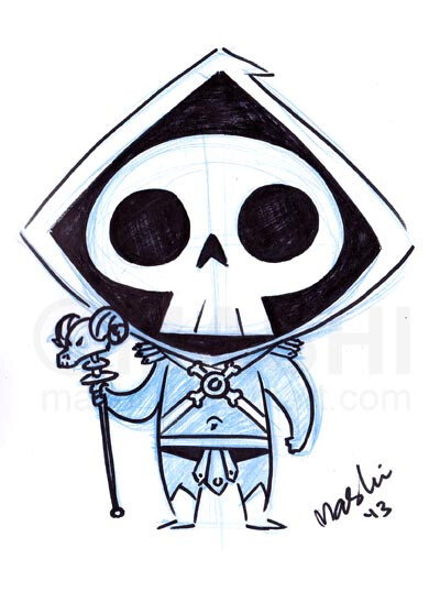 Chibi Skeletor by mashi