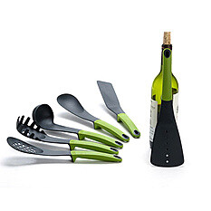 厨房用铲6件套绿色清新版