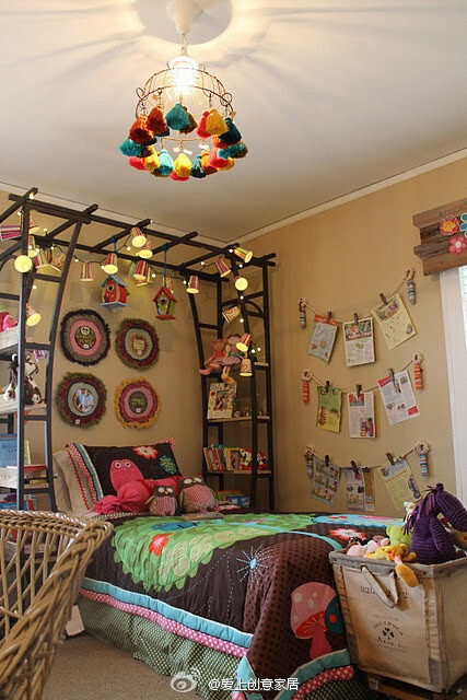 梦幻唯美的卧房，我想住呀~~