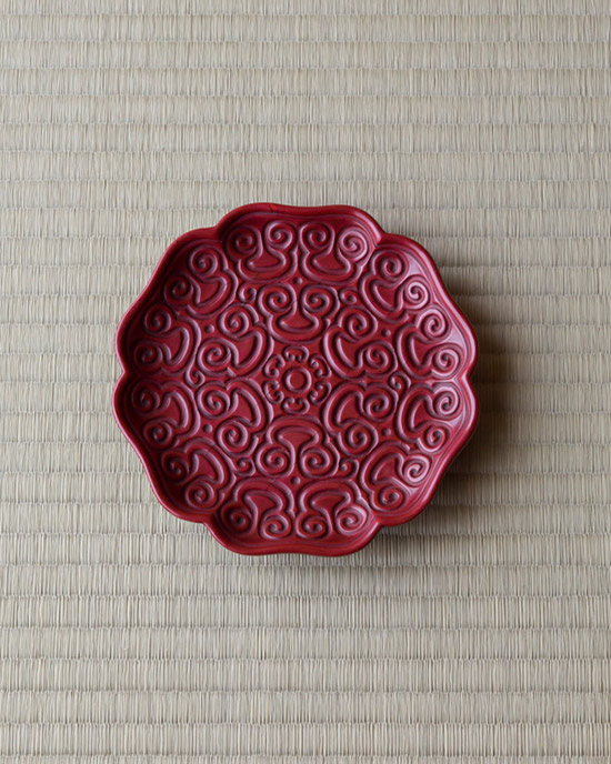 唐物轮花屈轮文盆