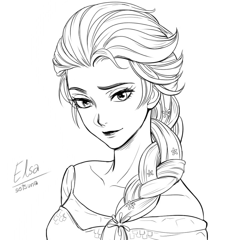 [ Frozen ] Elsa by setsuna1111