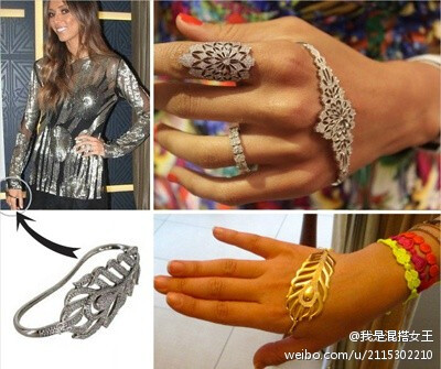 还在炫耀关节戒指？！那你又跟不上队伍了，可优雅可简约又独特够时髦的手掌手镯（handlet)成为近期明星、达人们出街抢镜的必备“硬货”，它颠覆了我们对传统首饰的概念，将个性“掌握”在你的手中！