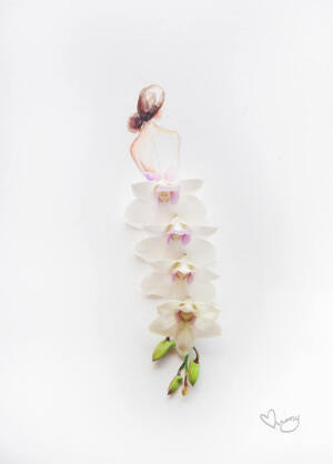 鲜花与时装，美到无法言语| 作者：Limzy