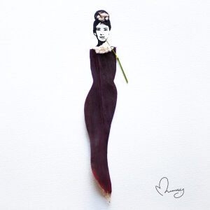 鲜花与时装，美到无法言语| 奥黛丽·赫本  作者：Limzy