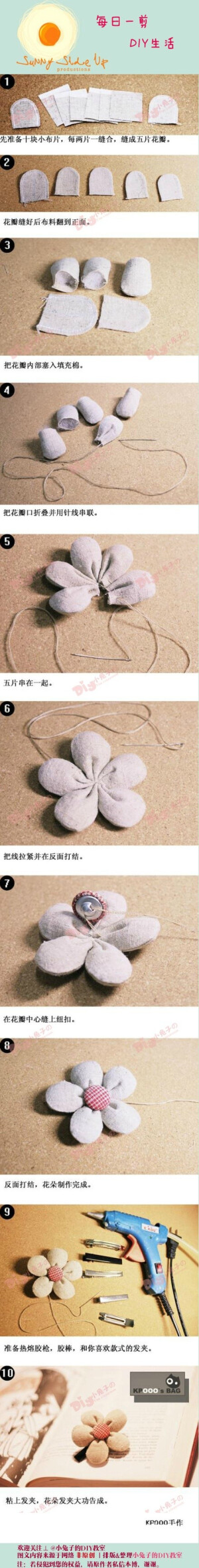 #每日一篇，DIY生活#【DIY9图合集】什么发饰啊，发夹啊，发箍啊，蝴蝶结啊，桃心啊，熊耳朵啊，各种。。。我全部找出来的！