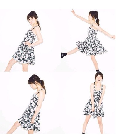 独家定制货。夏天穿着很田园, 做工很仔细考究,三层的,里面有一层内衬还有一层网纱哦, 随意百搭，单穿或披一件小外套都很洋气!