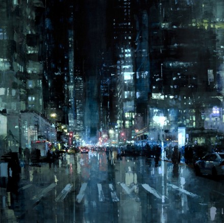 Gritty New Cityscapes by Jeremy Mann