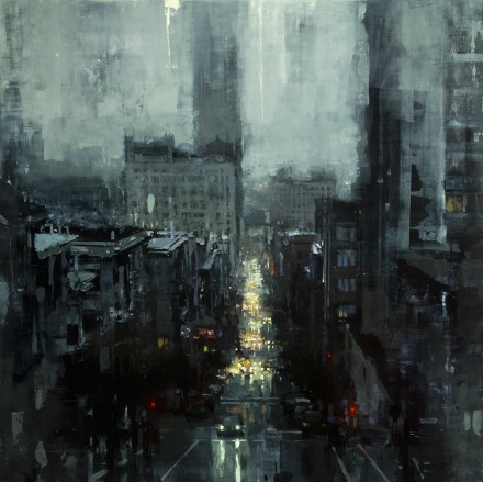 Gritty New Cityscapes by Jeremy Mann