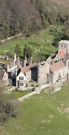 The Medieval Lympne Castle, Romney Marsh, Kent. England. I drove past this lovely place today but for once didn't have my camera! Must go back!