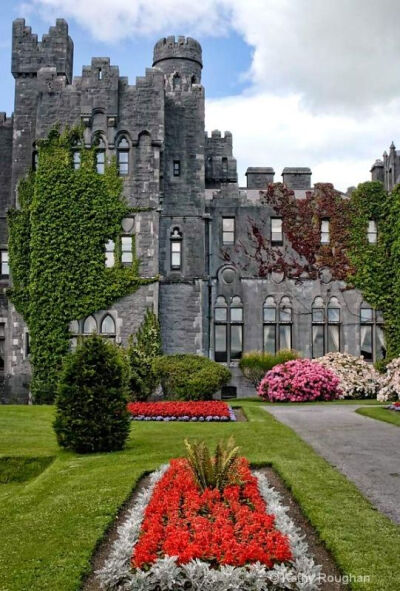 Medieval Ashford Castle, Ireland, built 1228