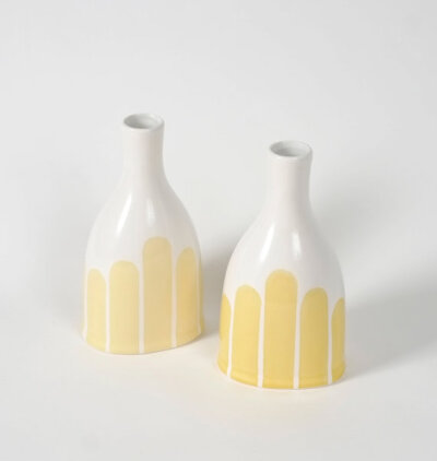 Harvest Yellow Bottle Vase