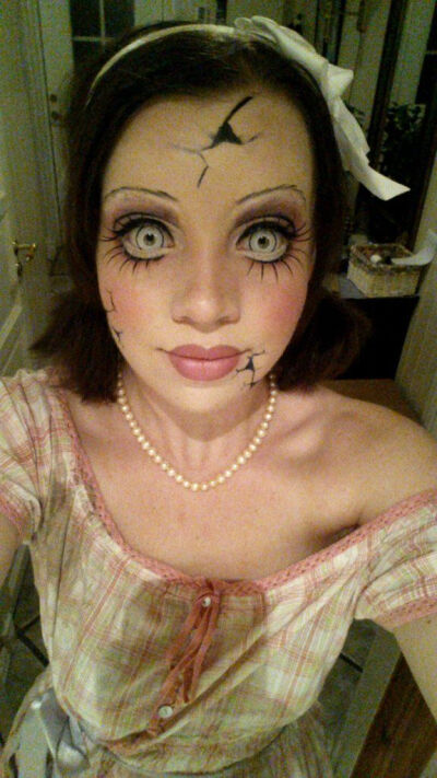 Creepy Doll (makeup and costume) -