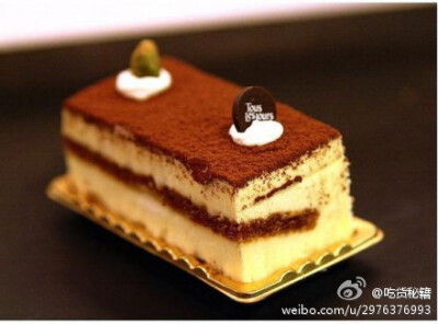 【提拉米苏Tiramisu】意大利语中的含义，“记住我”，“带我走”，传说吃到的人会幸福哦~