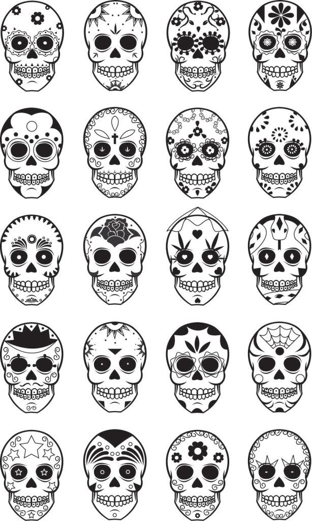 Sugar skull ideas.