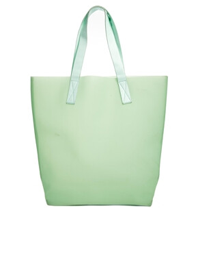 Image 1 of ASOS Frosted Plastic Shopper Bag