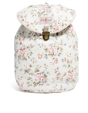 Cath Kidston Cotton Rucksack with Clasp Fastening