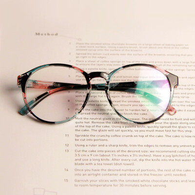 tr90超轻眼镜框 可配近视眼镜架 复古大圆眼睛框潮人男女款成品