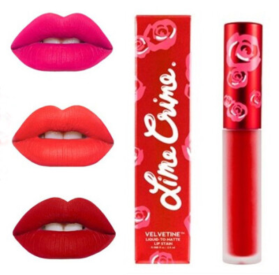 美国代购 Lime Crime VELVETINES 超美丝绒质感哑光唇彩 3色