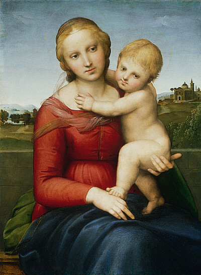 聖母子 The small Cowper Madonna作 者：拉斐爾 Raffaello Sanzio館 藏 處：美國華盛頓區國家畫廊 National Gallery of Art at Washington,DC