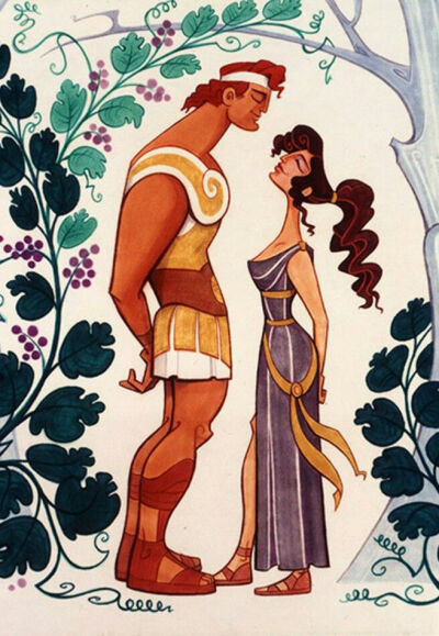 Disney Concept Art - Hercules and Meg