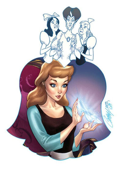 “Good vs. Evil”: The Series Beautifully Mixes Disney Heroines with Their Villains