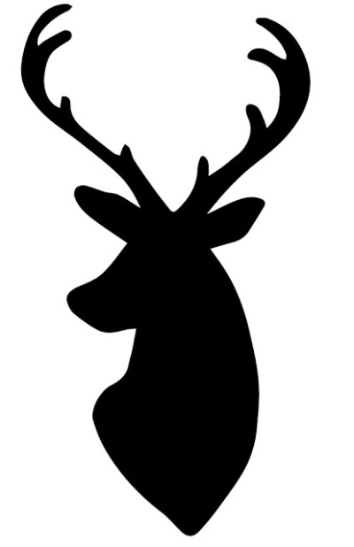 Deer Head Silhouette