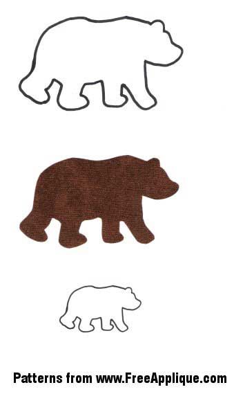 Free Applique Quilt Patterns | Animal Patterns for Applique, Quilting, Crafts or Clipart