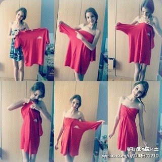 #DIY#百搭shirt秒变可休闲可清爽裙装！创意无处不在只要你肯动手,DIY你的专属style