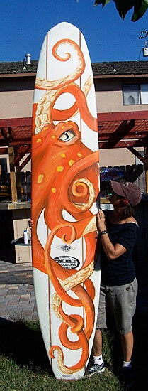 Cool Octopus Surf Board