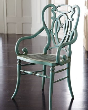 Beautiful turquoise chair