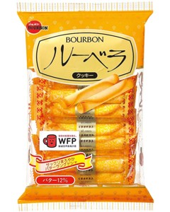 日本进口零食布尔本BOURBON乡村饼干卷%黄油香酥饼干卷