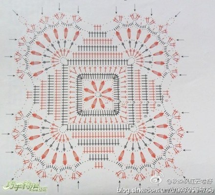 好喜欢这款方圆在其中的拼接图案是用蕾丝线钩织的不错选择