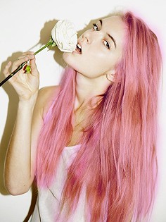 Pink hair