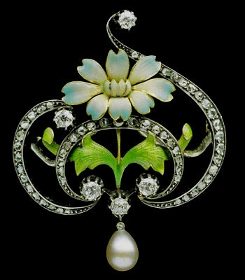 Art Nouveau Brooch