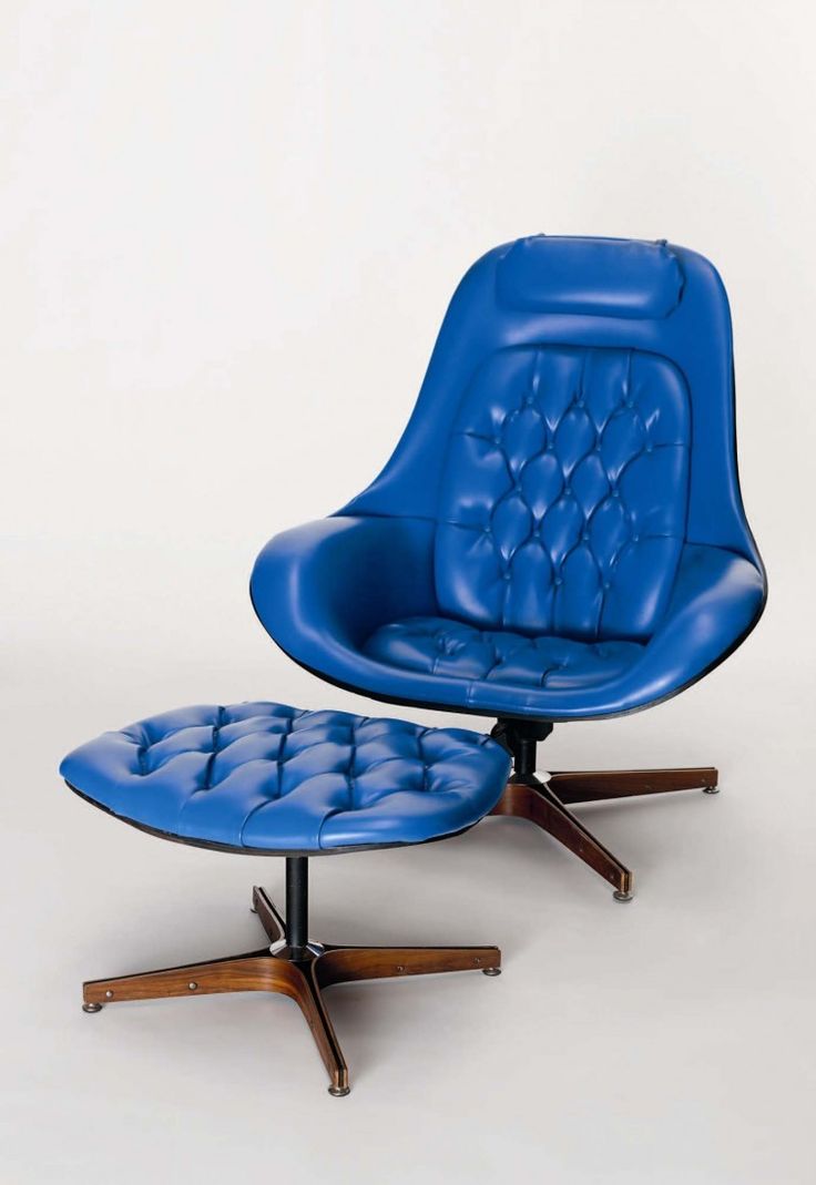 George Mulhauser, Plycraft Lounge Chair and Ottoman, 1960s.