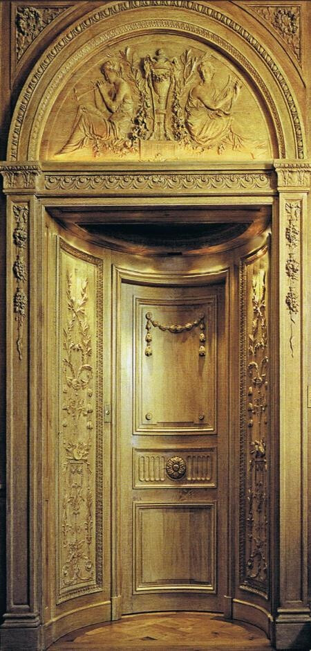 carved door