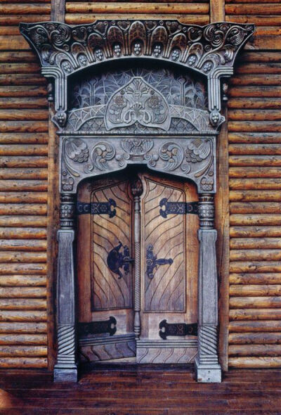 Amazing carved doors