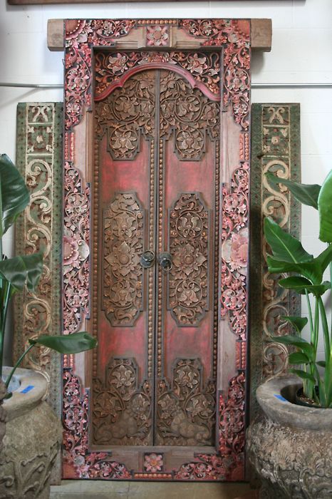 Ornate doors.