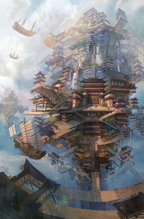 sky city by ~wanbao