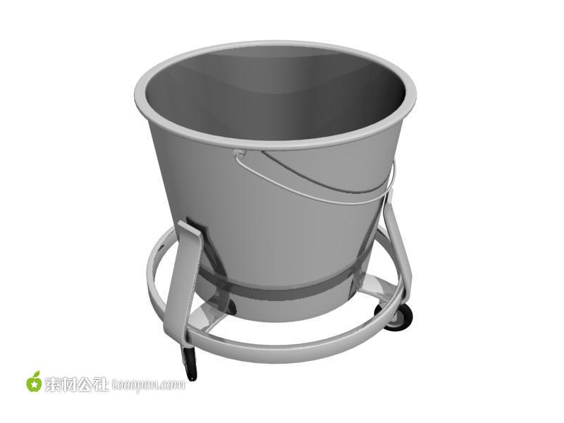 医用垃圾桶3d模型