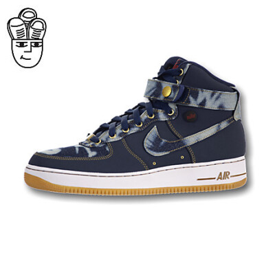 Nike Air Force 1 High 07 Denim耐克高帮板鞋水洗牛仔631039-400