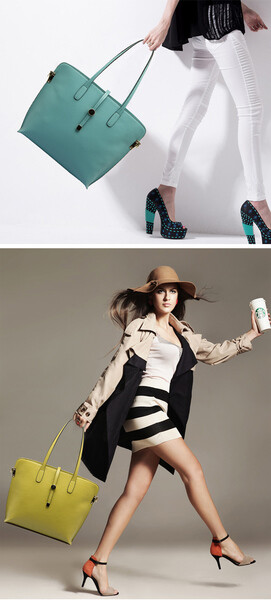 HeLen 2014新款韩版女包单肩包手提包 优雅女士包包 特价包邮