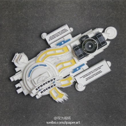#纸艺欣赏# The story of Lomography's cameras 一本与lomo有关的纸艺书。制作者是Tawan Ithijarukul。 整本书的内容可以在ISSUU上面阅读： http://t.cn/8seY7UR