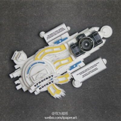 #纸艺欣赏# The story of Lomography's cameras 一本与lomo有关的纸艺书。制作者是Tawan Ithijarukul。 整本书的内容可以在ISSUU上面阅读： http://t.cn/8seY7UR