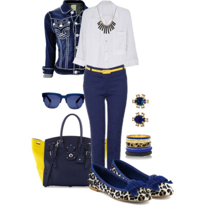 A fashion look from February 2014 featuring Lucy Paris tops, Sperry Top-Sider flats and Ralph Lauren handbags. Browse and shop related looks.