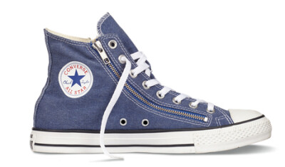 4月新款 Chuck Taylor All Star Double Zip 水洗双拉链 蓝色
