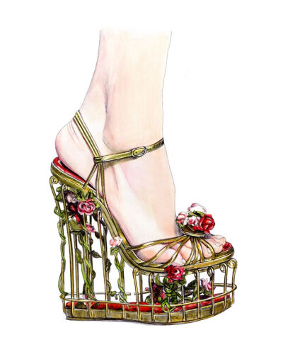 Illustration.Files: Dolce &amp;amp; Gabbana F/W 2013 Heels by Lidia Luna