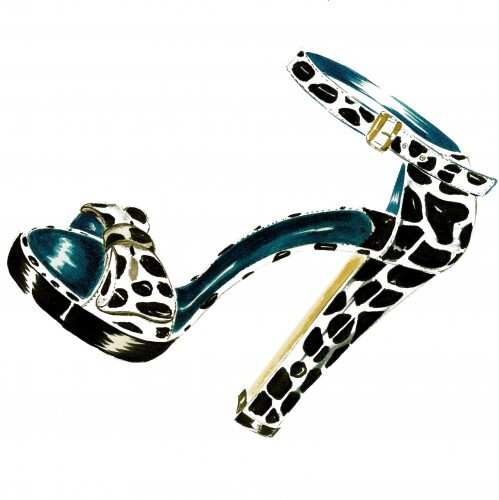 Manolo Blahnik Shoe Illustrations