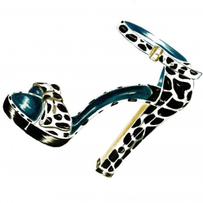 Manolo Blahnik Shoe Illustrations