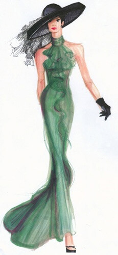 Fashion Illustration, (marker, pencil), 2008.